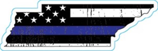 Tennessee Thin Blue Line Decal