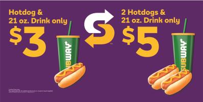 Hotdog and Drink Deal Banner