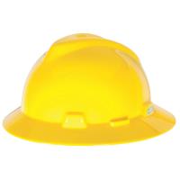 MSA V-Gard® Full Brim: Yellow Hat