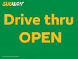 Drive Thru Open Picket Sign