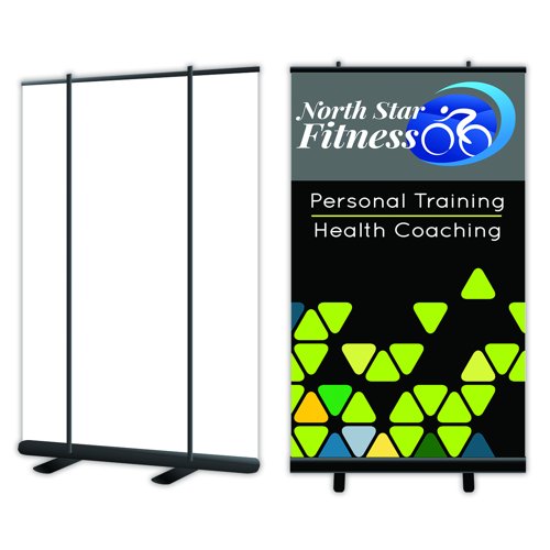 Retractable Banner Display with 78x47 Banner