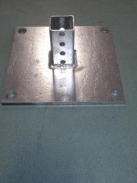 Square Post Surface Mount Plates- Square Surface Plates