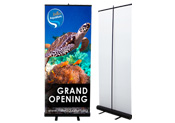 Retractable Banner Display with 78x33 Banner