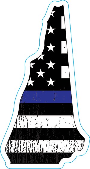 New Hampshire Thin Blue Line Decal