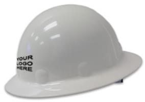 E-1 Fibre-Metal® Full Brim - White Hat