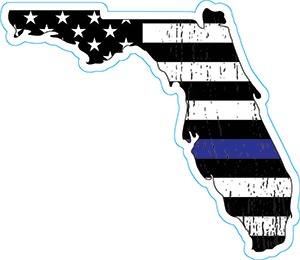 Florida Thin Blue Line Decal