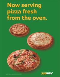Now Serving Pizza Green Insert