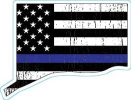 Connecticut Thin Blue Line Decal